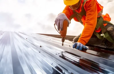 Travaux de zinguerie à l'Oie